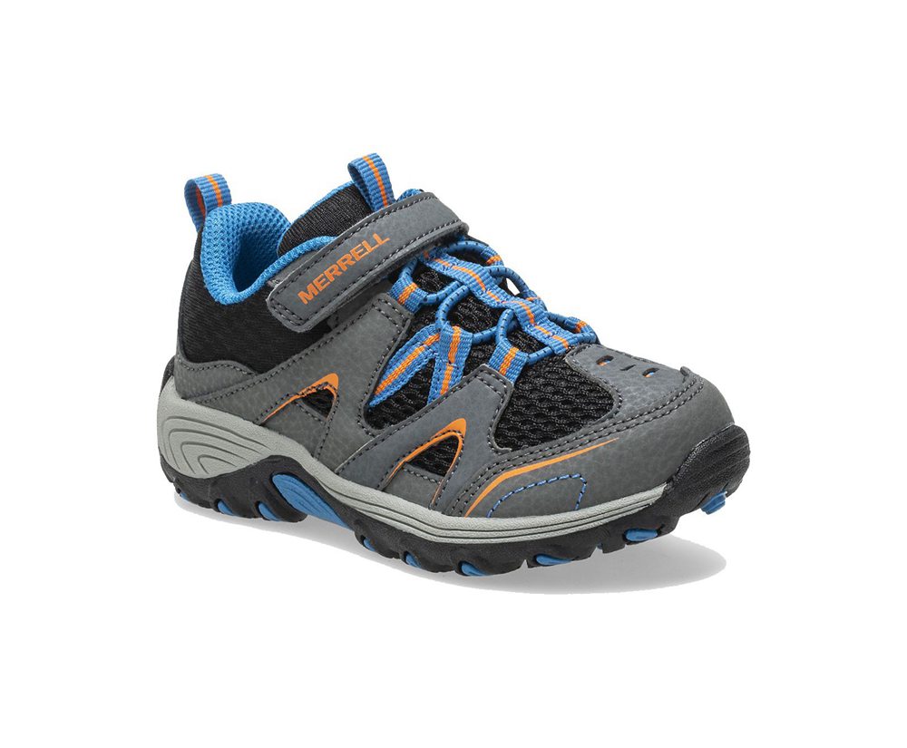 Merrell Hiking Shoes Grey/Black - Trail Chaser Jr. - Kids 17JOCGYLK